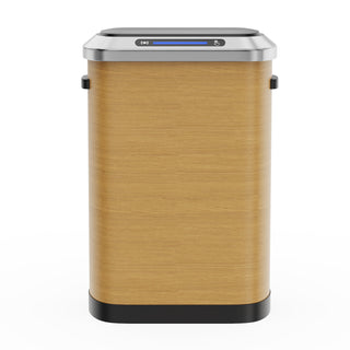 50L Smart Automatic Trash Can - Full Intelligent Sensor with Wood Finish