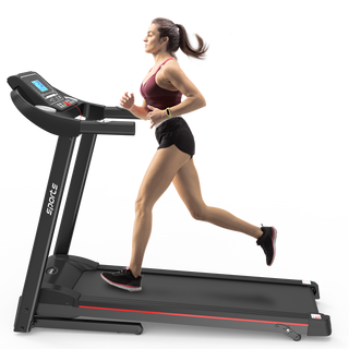 Fitshow App Home Foldable Treadmill with Incline, Folding Treadmill for Home Workout, Electric Walking Running Treadmill Machine 5" LCD Screen 250 LB Capacity Bluetooth Music