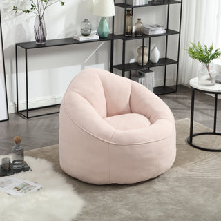 Bedding Bean Bag Sofa Chair High Pressure Foam Bean Bag Chair Adult Material with Padded Foam Padding Compressed Bean Bag With Footrest