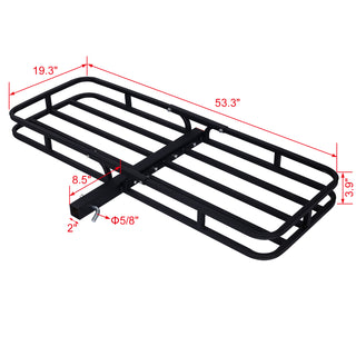 Hitch Mount Cargo Carrier, Rear Rack for suv/Truck, Fits 2in Receiver