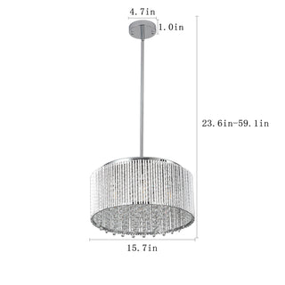 Modern Crystal Chandelier for Living-Room Round Cristal Lamp Luxury Home Decor Light Fixture