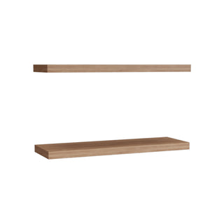 Ecco 31.5" Wide Floating Shelves Set of 2 – Wall Shelves for Bedroom, Bathroom Storage, Book Shelves for Living Room Decor