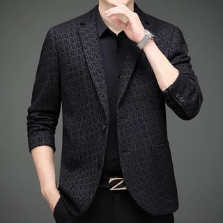 Jacquard Elegant Blazer - Eco Shop USA