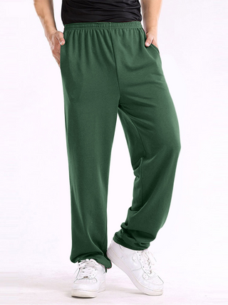 Men's Solid Color Straight Pant