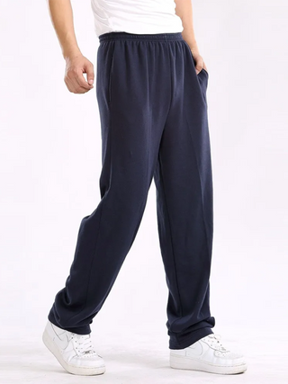 Men's Solid Color Straight Pant