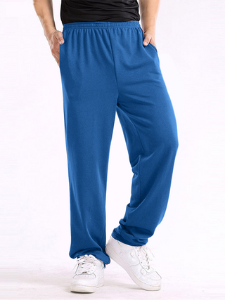 Men's Solid Color Straight Pant