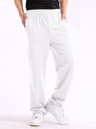 Men's Solid Color Straight Pant