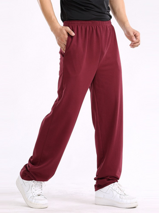 Men's Solid Color Straight Pant