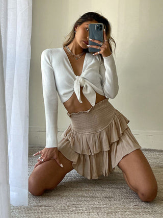 Women's Casual Fashion All-Match Cake Short Skirt