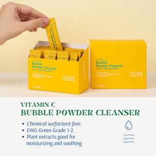 [JEJU INDI] Vitamin C Bubble Powder Cleanser 30ea