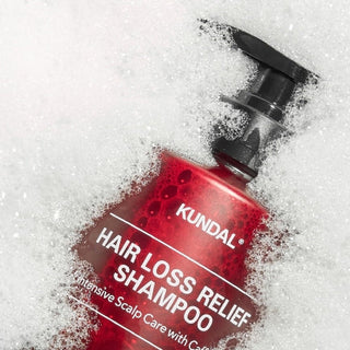 KUNDAL HAIR LOSS RELIEF SHAMPOO Intensive Scalp Care with Caffeine 500ml #CHERRY BLOSSOM