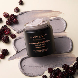 [MARY & MAY] Vegan Blackberry Complex Glow Washoff Pack 125g