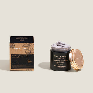 [MARY & MAY] Vegan Blackberry Complex Glow Washoff Pack 125g