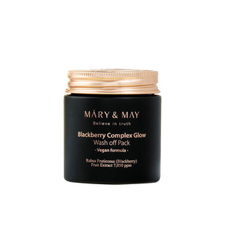 [MARY & MAY] Vegan Blackberry Complex Glow Washoff Pack 125g