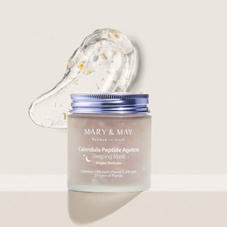 [MARY & MAY] Vegan Calendula Peptide Ageless Sleeping Mask 110g