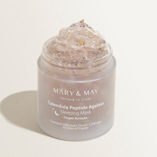 [MARY & MAY] Vegan Calendula Peptide Ageless Sleeping Mask 110g