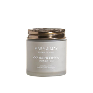 [MARY & MAY] Vegan CICA TeaTree Soothing Wash off Pack 125g