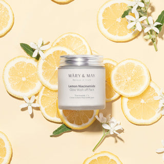 [MARY & MAY] Vegan Lemon Niacinamide Glow Wash off Pack 125g