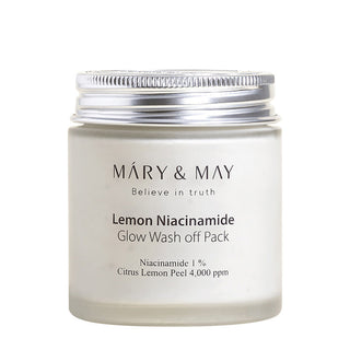 [MARY & MAY] Vegan Lemon Niacinamide Glow Wash off Pack 125g