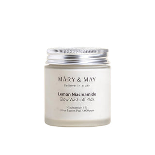 [MARY & MAY] Vegan Lemon Niacinamide Glow Wash off Pack 125g