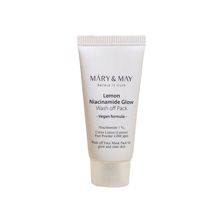 [MARY & MAY] Vegan Lemon Niacinamide Glow Wash off Pack 30g