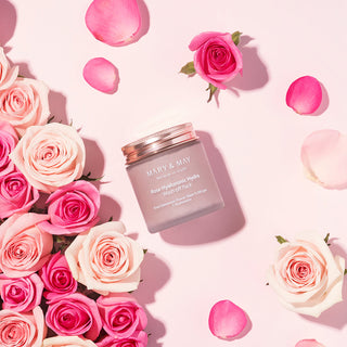 [MARY & MAY] Vegan Rose Hyaluronic Mask Special Set (125g+30g)