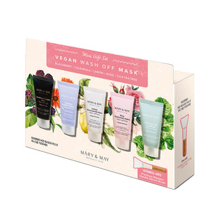 [MARY & MAY] Vegan Wash Off Mask Mini Gift Set (30g x 5)