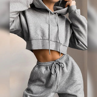 2 Piece Set Sweatsuits Women's Sweatshirt and Sweatpants