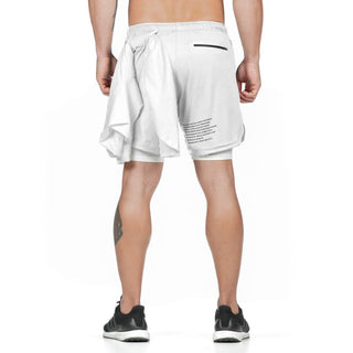 Tide brand new summer sports casual shorts men's fake two-piece five-point pants