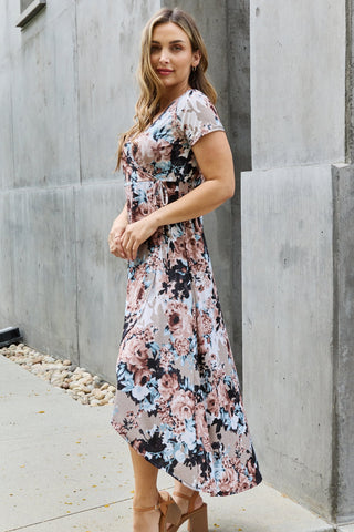 Heimish Floral Maxi Wrap Dress for Women