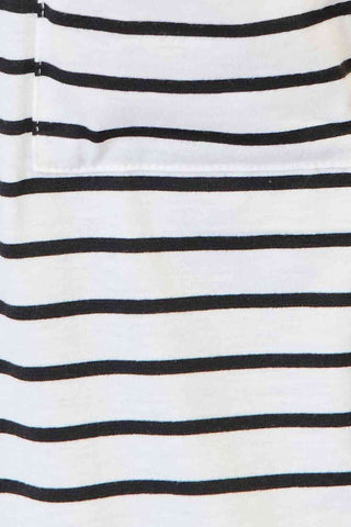 Double Take Striped Open Front Longline Cardigan for Women