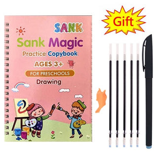 Free Wiping Writing Sticker Practice Copybook For Calligraphy