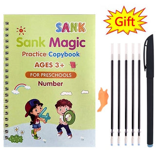 Free Wiping Writing Sticker Practice Copybook For Calligraphy