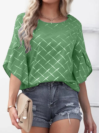 Women's Ruffle Sleeved Top / T-Shirt / Blouse