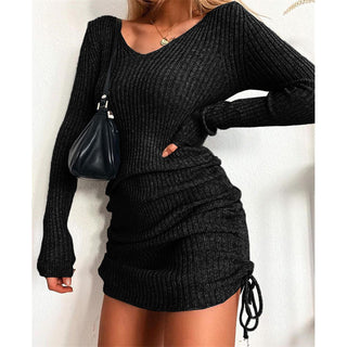 V-neck Bodycon Dress for Women