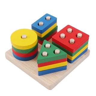 Montessori Wooden Puzzle - Developmental Toy