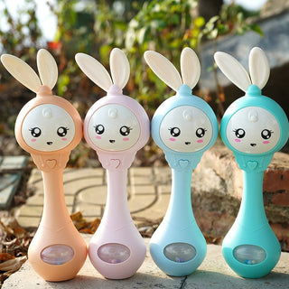 Musical Rabbit Rattle & Teether for Babies