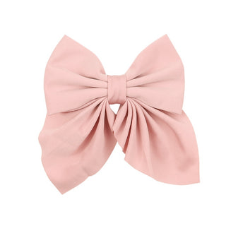 New Sweet Bow Hairpins Solid Color Bowknot Hair Clips For Girls Satin Butterfly Barrettes Duckbill Clip Kids Hair Accessories