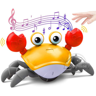 Crawling Crab Interactive Toy with Music and Light