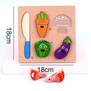 Montessori Wooden Puzzle - Developmental Toy