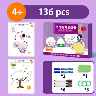 Montessori Drawing & Math Game Set - Educational Toy