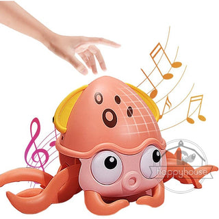 Crawling Crab Interactive Toy with Music and Light