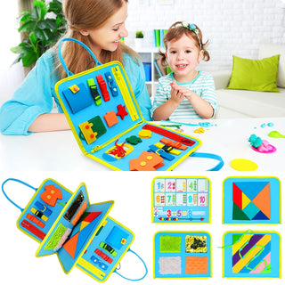 Busy Board for Toddlers - Educational Sensory Toy