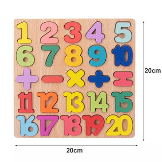 Montessori Wooden Puzzle - Developmental Toy