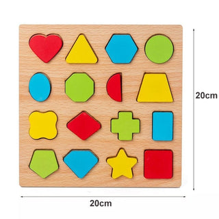 Montessori Wooden Puzzle - Developmental Toy