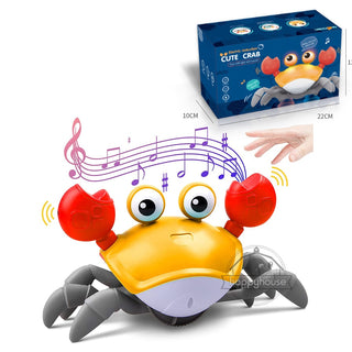 Crawling Crab Interactive Toy with Music and Light