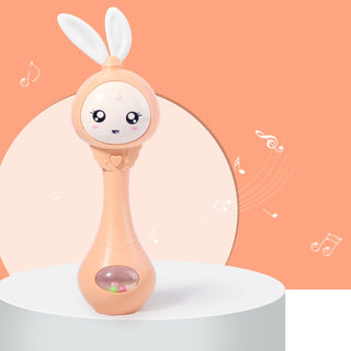 Musical Rabbit Rattle & Teether for Babies