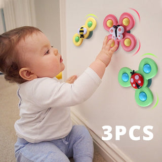 Baby Bath Spinner Suction Cup Toys - Educational Toy