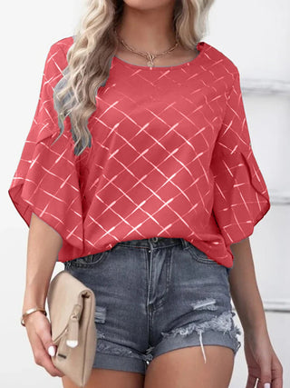 Women's Ruffle Sleeved Top / T-Shirt / Blouse