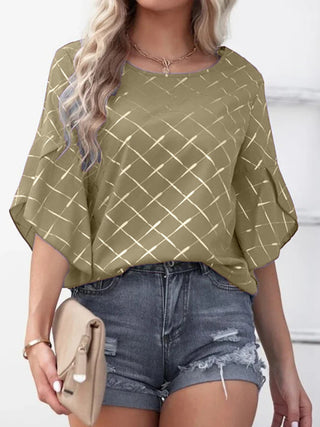 Women's Ruffle Sleeved Top / T-Shirt / Blouse